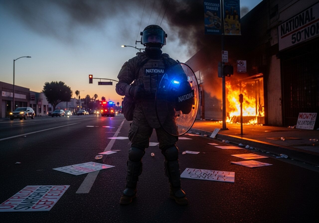 Radicals Ignite Chaos: American Intifada Hits LA Streets