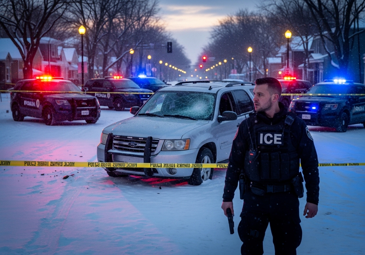 ICE Agent’s Self-Defense Sparks Political Frenzy