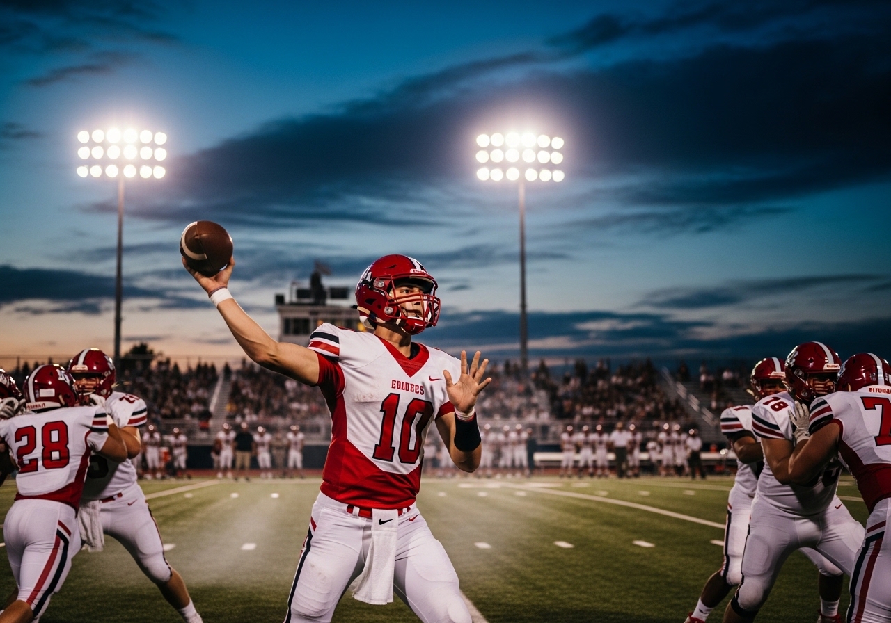 Watch Young Charlie Kirk Lead on the Gridiron