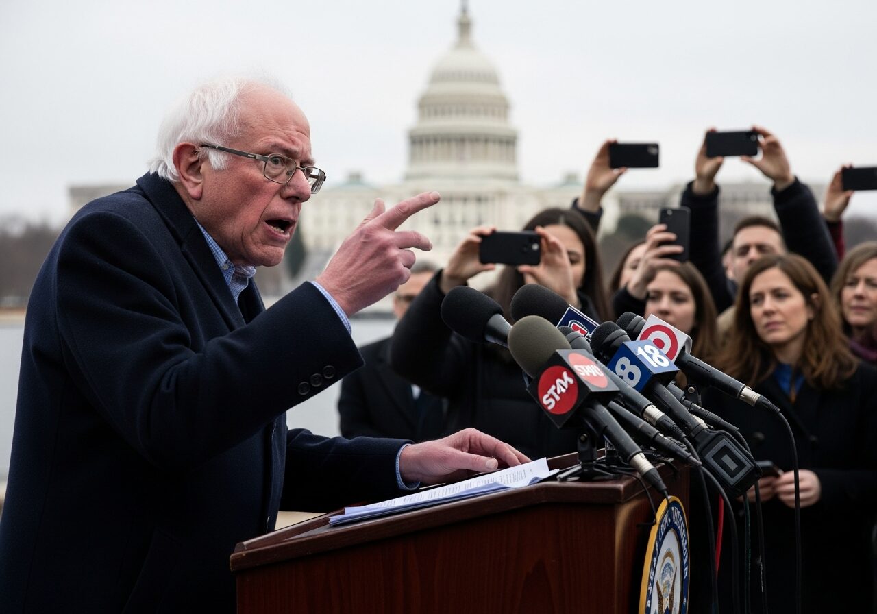 Sanders Slammed for Dragging Melania Into Bezos Rant